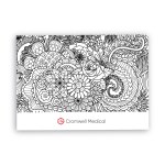 Post-it Custom Printed Coloring Pad - 25 Sheets - 1323 WHT FullDoodle 4CP Post-it Custom Printed Coloring Pad - 25 Sheets - 1323 WHT FullDoodle 4CP