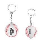 Baseball Stress Reliever Keychain - 20119 WHTRED Padprint Baseball Stress Reliever Keychain - 20119 WHTRED Padprint
