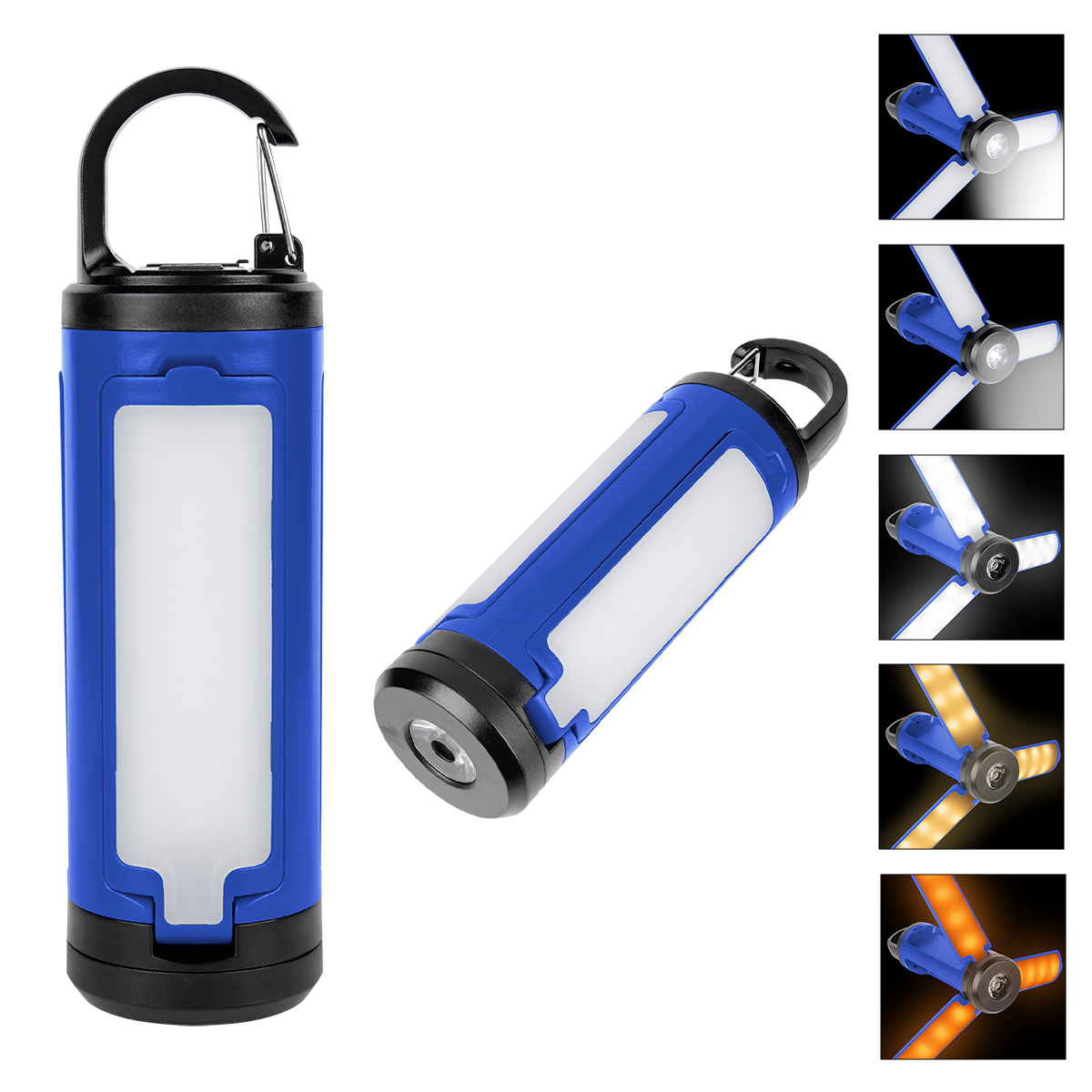 Led Multi-function Rechargeable Lantern With Carabiner 1