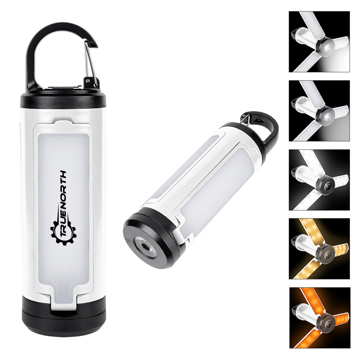 Led Multi-function Rechargeable Lantern With Carabiner 1
