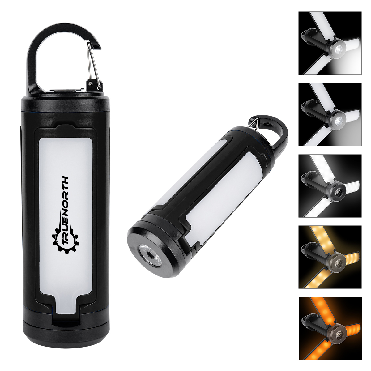 Led Multi-function Rechargeable Lantern With Carabiner 1