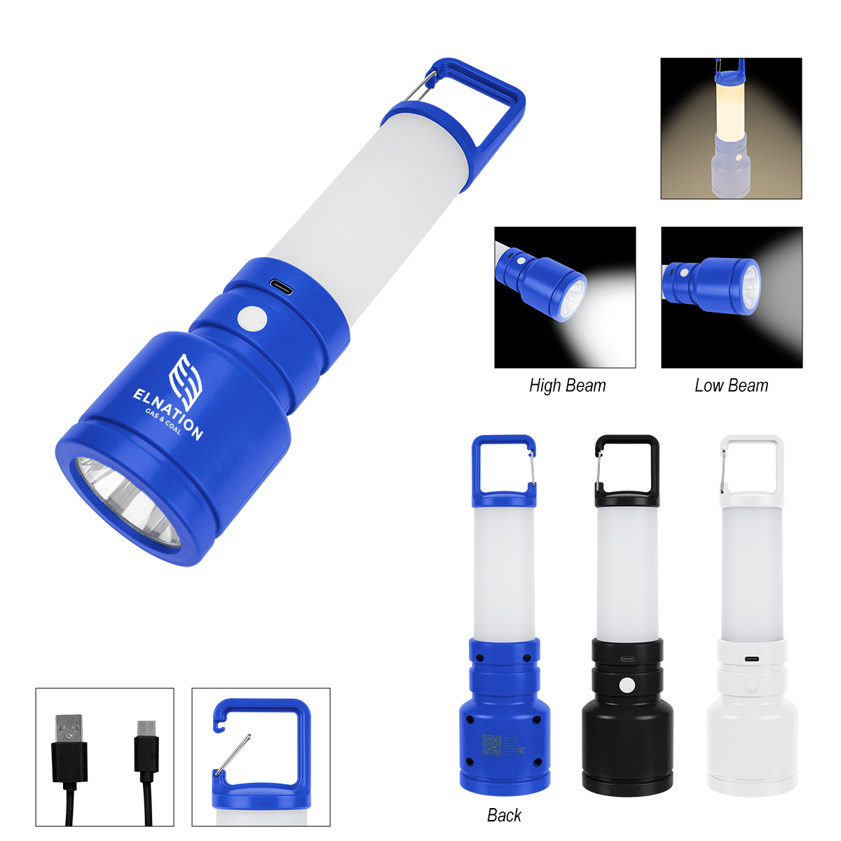 Rabs Rechargeable Work Light With Carabiner 1