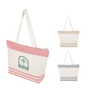 Marlo 10 Oz. Recycled Cotton Zippered Tote Bag 1 Marlo 10 Oz. Recycled Cotton Zippered Tote Bag 1