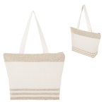 Marlo 10 Oz. Recycled Cotton Zippered Tote Bag 2 Marlo 10 Oz. Recycled Cotton Zippered Tote Bag 2