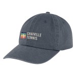 Varsity Washed Cotton Cap - 15076 WSHNAV Embroidery Varsity Washed Cotton Cap - 15076 WSHNAV Embroidery