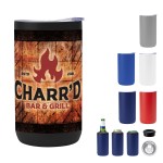 12 Oz. Full Color 4-in-1 Double Walled Can Cooler 1 12 Oz. Full Color 4-in-1 Double Walled Can Cooler 1