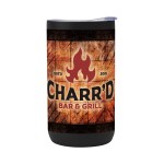 12 Oz. Full Color 4-in-1 Double Walled Can Cooler - 550404 BLK Megabrite 12 Oz. Full Color 4-in-1 Double Walled Can Cooler - 550404 BLK Megabrite