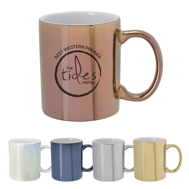 12 Oz. Iridescent Ceramic Mug 1 12 Oz. Iridescent Ceramic Mug 1