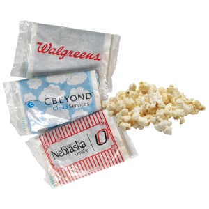 Custom Printed Single Microwave Popcorn Bag 1 Custom Printed Single Microwave Popcorn Bag 1