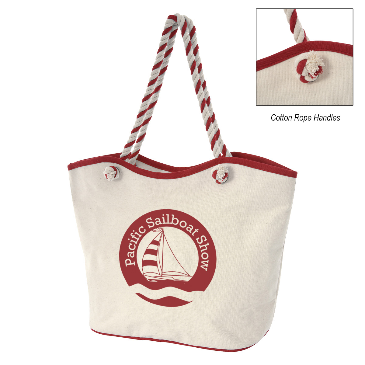 Maui 8 Oz. Laminated Cotton Tote Bag 1