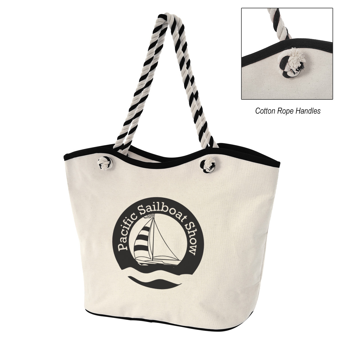 Maui 8 Oz. Laminated Cotton Tote Bag 1