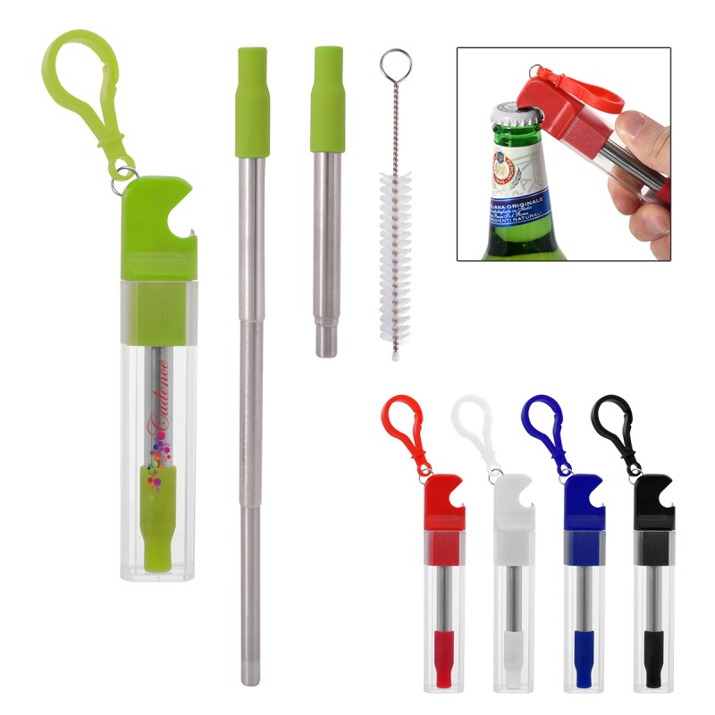 Straw Kit With Bottle Opener 1 Straw Kit With Bottle Opener 1