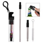 Straw Kit With Bottle Opener - 5241 BLK Digibrite Straw Kit With Bottle Opener - 5241 BLK Digibrite