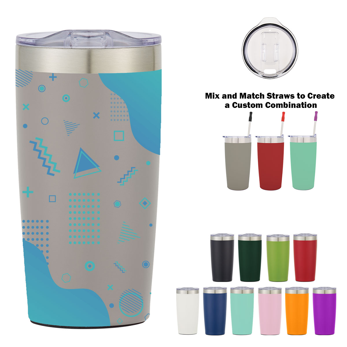 20 Oz. Full Color Two-tone Himalayan Tumbler 1