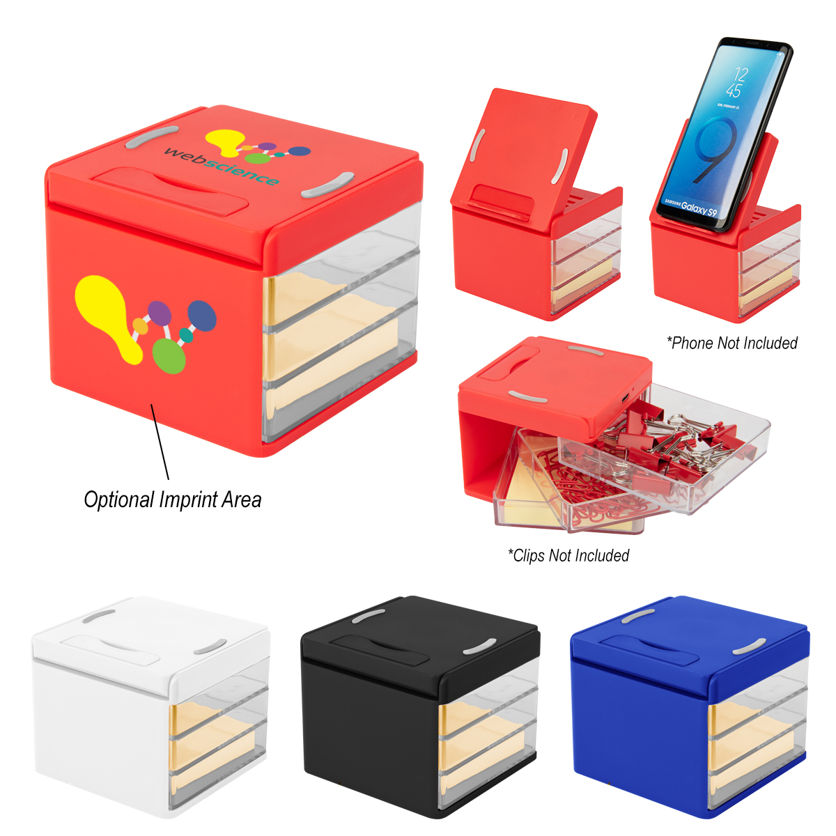 Wireless Charging Pad Storage Cube 1