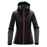 Stormtech Orbiter Softshell Hoody - KSH1W BLACK BRIGHTRED Stormtech Orbiter Softshell Hoody - KSH1W BLACK BRIGHTRED