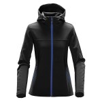 Stormtech Orbiter Softshell Hoody - KSH1W BLACK AZUREBLUE Stormtech Orbiter Softshell Hoody - KSH1W BLACK AZUREBLUE