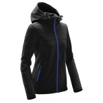 Stormtech Orbiter Softshell Hoody - KSH1W BLACK AZUREBLUE SIDE Stormtech Orbiter Softshell Hoody - KSH1W BLACK AZUREBLUE SIDE