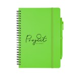Repreve® Recycled Spiral Notebook With Pen - 65050 FSCLIM Silkscreen Repreve® Recycled Spiral Notebook With Pen - 65050 FSCLIM Silkscreen