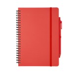 Repreve® Recycled Spiral Notebook With Pen - 65050 FSCRED Blank Repreve® Recycled Spiral Notebook With Pen - 65050 FSCRED Blank