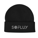 Luxe Plush Beanie - 15061 BLK Embroidery Luxe Plush Beanie - 15061 BLK Embroidery