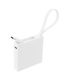 Rabs Pocket Size Power Bank - 25245 WHT Angle Rabs Pocket Size Power Bank - 25245 WHT Angle