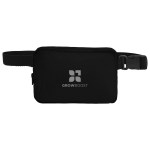 Aware™ 10 Oz. Recycled Cotton Canvas Belt Bag - 3259 BLK Silkscreen Aware™ 10 Oz. Recycled Cotton Canvas Belt Bag - 3259 BLK Silkscreen