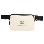 Aware™ 10 Oz. Recycled Cotton Canvas Belt Bag - 3259 NAT Silkscreen Aware™ 10 Oz. Recycled Cotton Canvas Belt Bag - 3259 NAT Silkscreen
