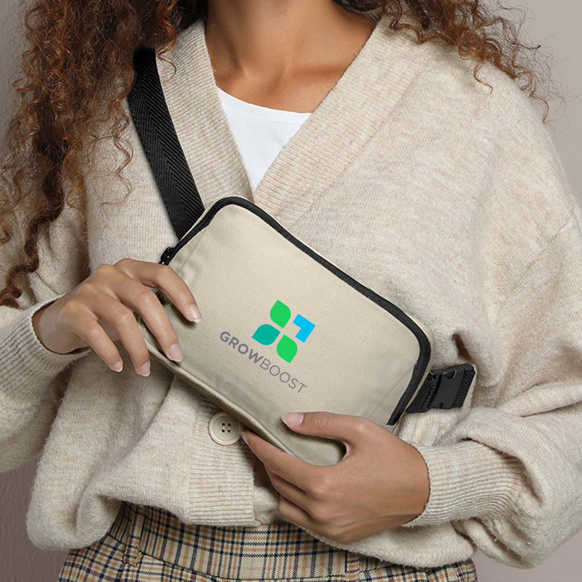 Aware™ 10 Oz. Recycled Cotton Canvas Belt Bag 1