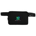 Aware™ 10 Oz. Recycled Cotton Canvas Belt Bag - 3259 BLK Colorbritepsd Aware™ 10 Oz. Recycled Cotton Canvas Belt Bag - 3259 BLK Colorbritepsd
