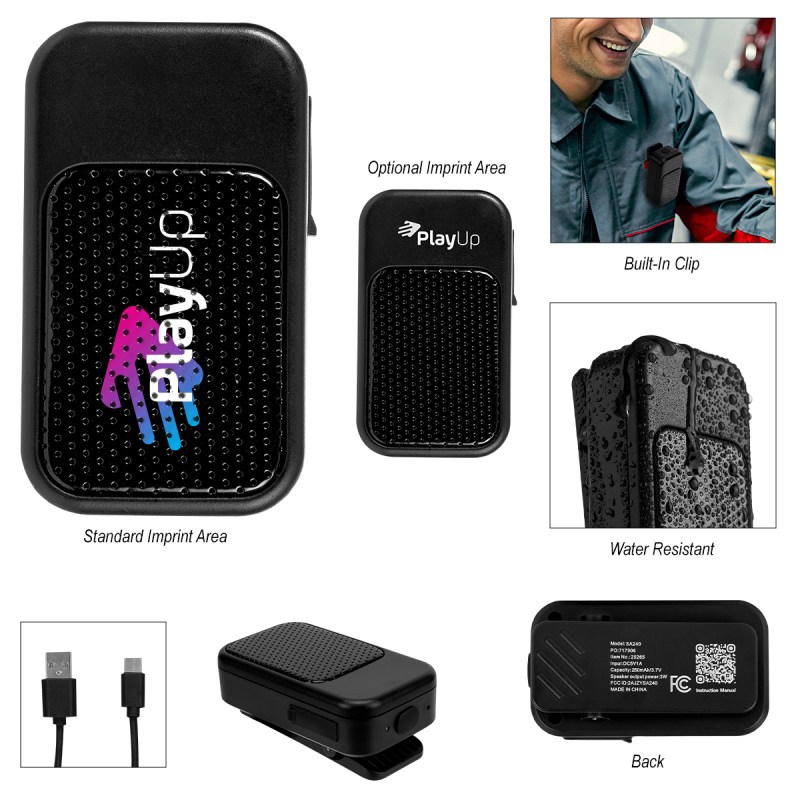 Clip-on Mini Mesh Front Speaker 1 Clip-on Mini Mesh Front Speaker 1