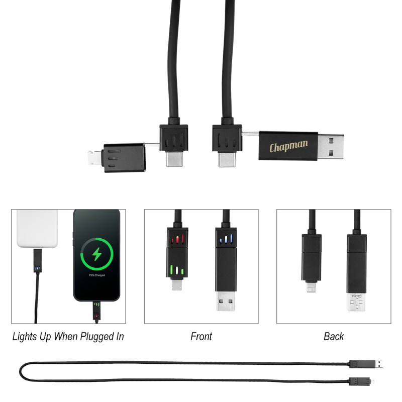 3%27 100w Light-up Quick Charge Cable 1 3%27 100w Light-up Quick Charge Cable 1