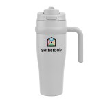 30 Oz. Apex Sip & Chug Recycled Stainless Steel Tumbler - 50322 GRA Colorbrite 30 Oz. Apex Sip & Chug Recycled Stainless Steel Tumbler - 50322 GRA Colorbrite