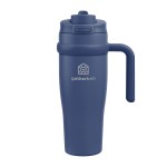 30 Oz. Apex Sip & Chug Recycled Stainless Steel Tumbler - 50322 NAV Laser 30 Oz. Apex Sip & Chug Recycled Stainless Steel Tumbler - 50322 NAV Laser