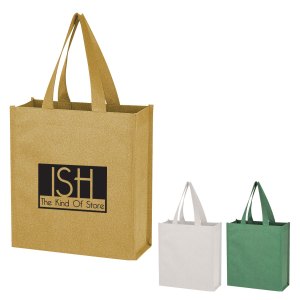 Monroe Mini Non-woven Glitter Tote Bag 1 Monroe Mini Non-woven Glitter Tote Bag 1