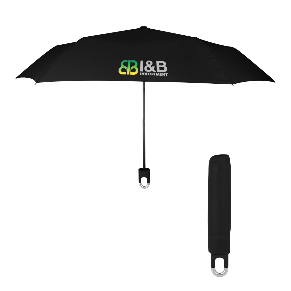 38" Arc Clipper Compact Telescopic Umbrella 1