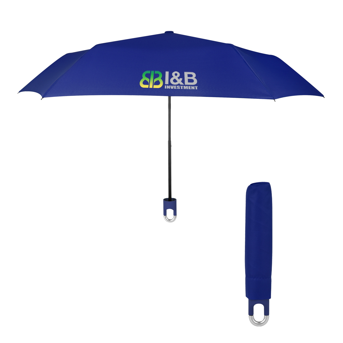 38" Arc Clipper Compact Telescopic Umbrella 1