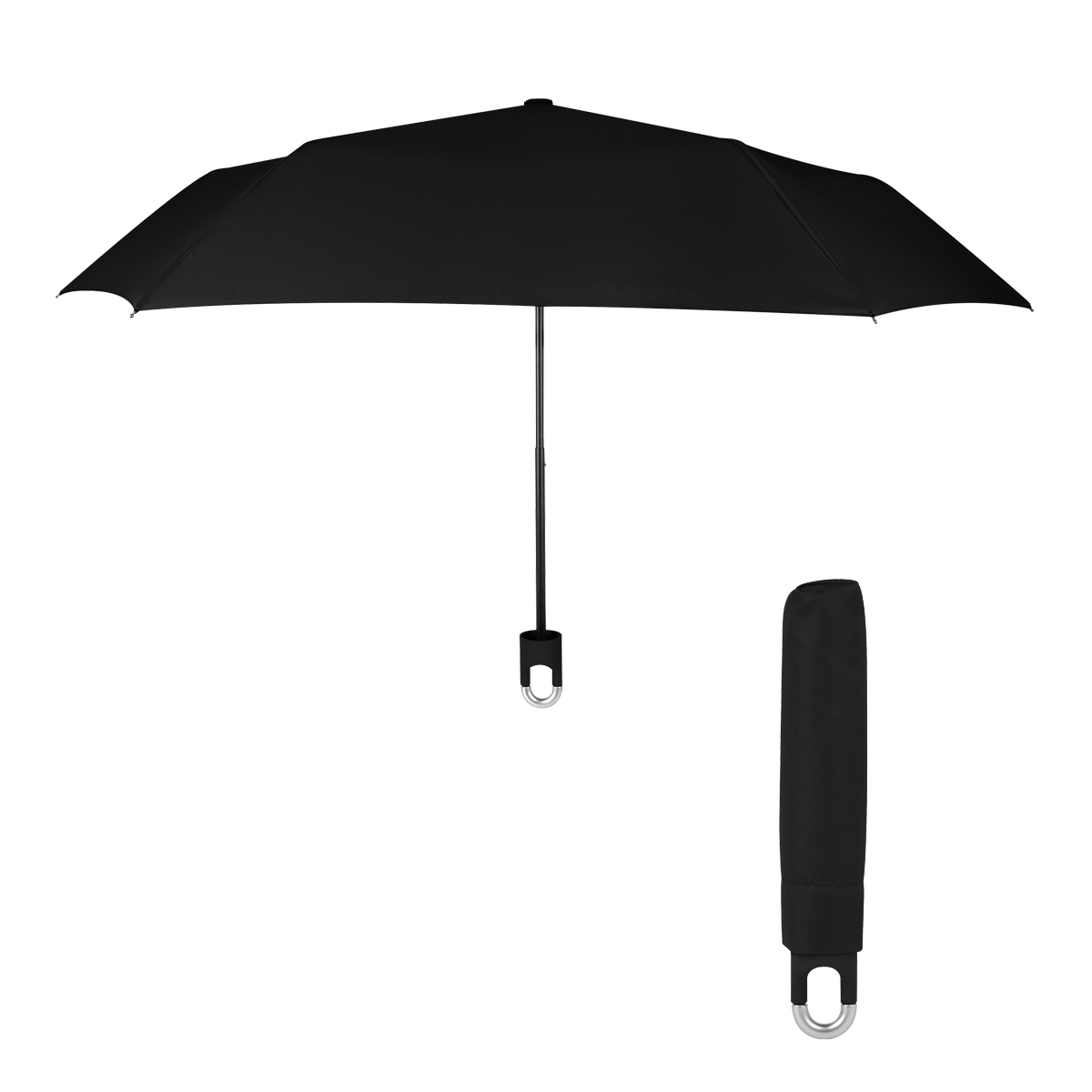 38" Arc Clipper Compact Telescopic Umbrella 1