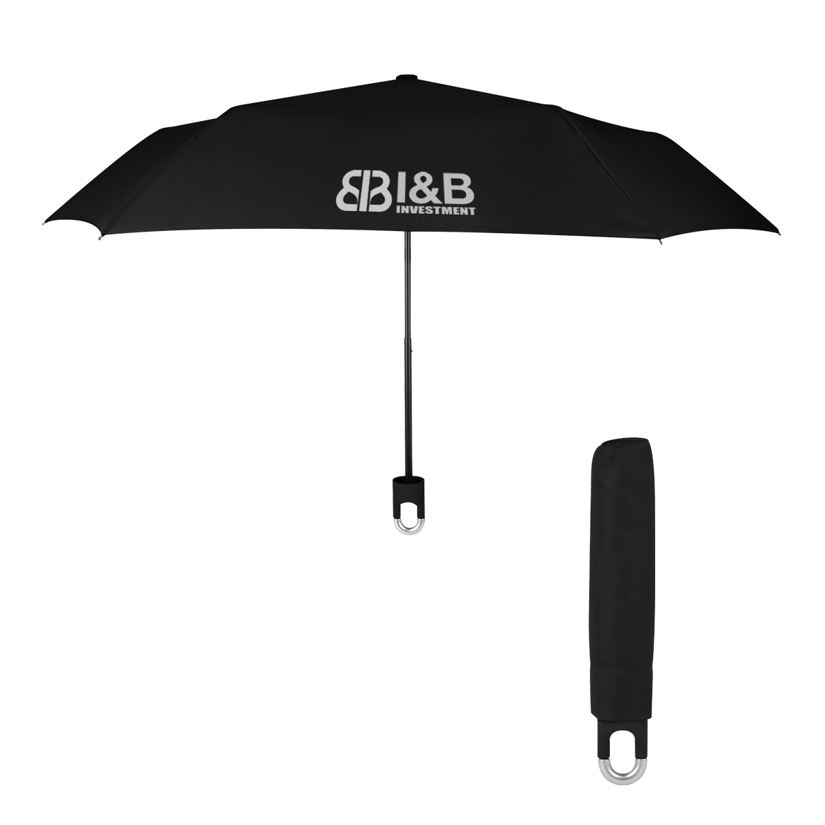 38" Arc Clipper Compact Telescopic Umbrella 1