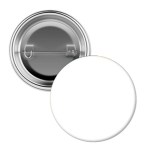 Full Color Pin Back Button - 10096 SIL Full Color Pin Back Button - 10096 SIL