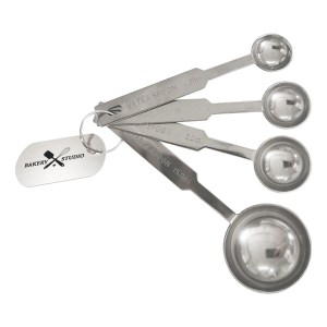 4-pc. Stainless Steel Measuring Spoons 1 4-pc. Stainless Steel Measuring Spoons 1