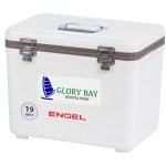 19 Qt. Medium Engel® Cooler - 3456 WHT Clear Label 19 Qt. Medium Engel® Cooler - 3456 WHT Clear Label