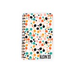 Powerstick Acorn Side Bound Notebook - 94070 WHTBLK Colorbrite Powerstick Acorn Side Bound Notebook - 94070 WHTBLK Colorbrite