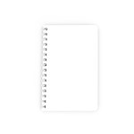 Powerstick Acorn Side Bound Notebook - 94070 WHTWHT Blank Powerstick Acorn Side Bound Notebook - 94070 WHTWHT Blank