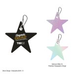 Acrylic Zipper Pull - Star - 75210 WHT 4CP Acrylic Zipper Pull - Star - 75210 WHT 4CP