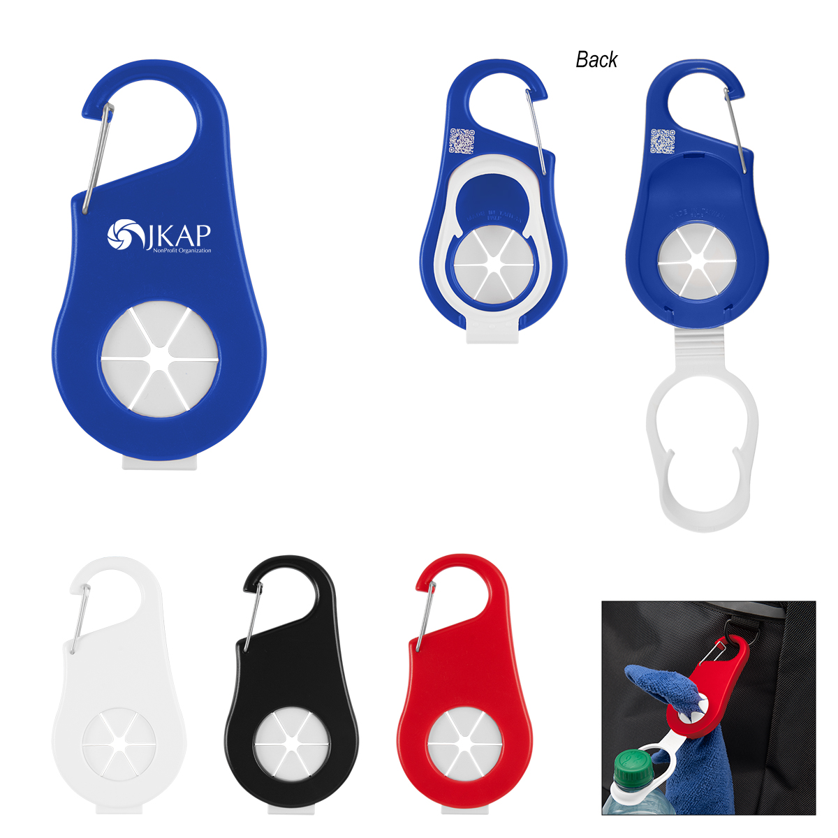 Towel & Water Bottle Holder Carabiner 1