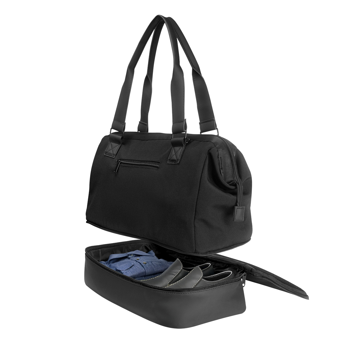 The Weekender Mini Travel Bag With Drop Bottom 1