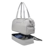 The Weekender Mini Travel Bag With Drop Bottom - 30128 GRALTGRA Split Inuse The Weekender Mini Travel Bag With Drop Bottom - 30128 GRALTGRA Split Inuse