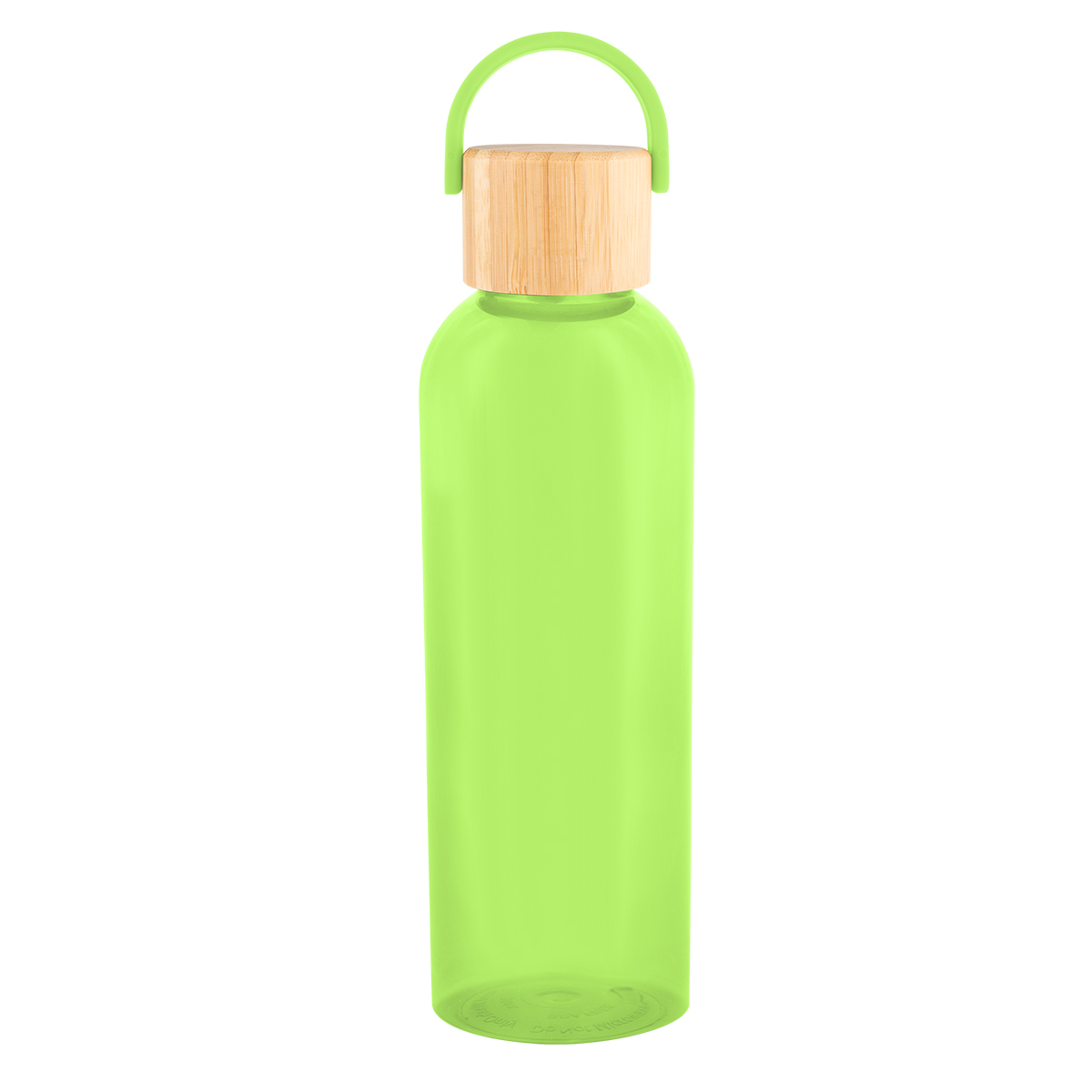 20 Oz. Ally Rpet Bottle With Bamboo Lid And Easy Carry Handle 1