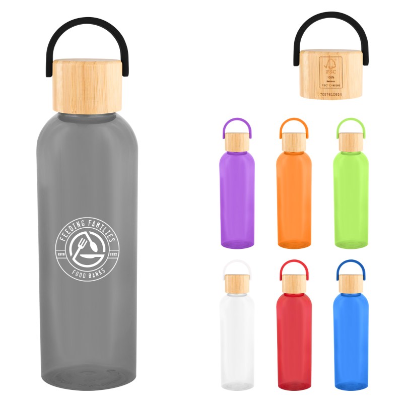 20 Oz. Ally Rpet Bottle With Bamboo Lid And Easy Carry Handle 1 20 Oz. Ally Rpet Bottle With Bamboo Lid And Easy Carry Handle 1